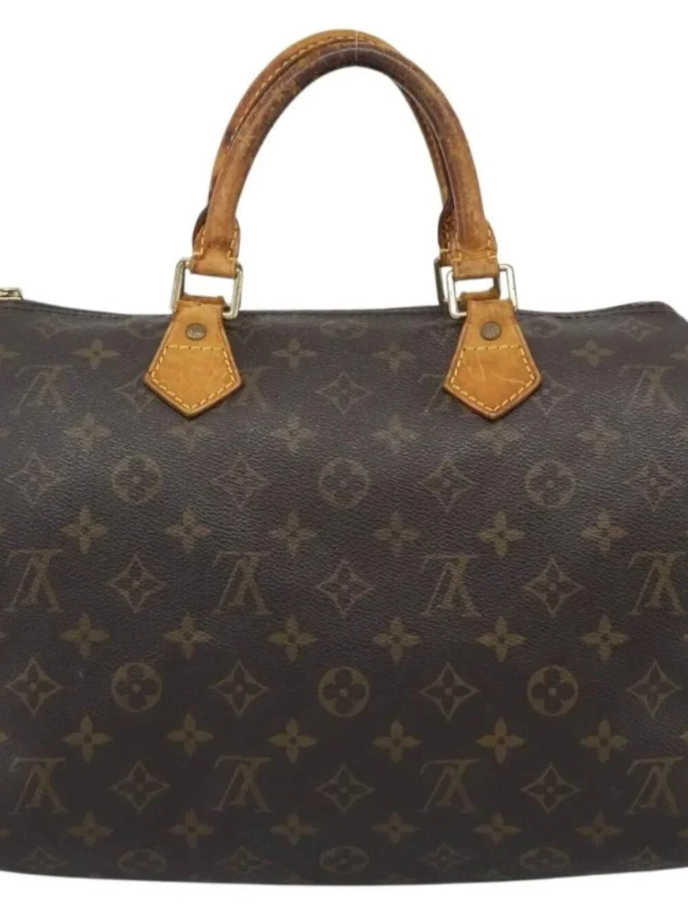 LOUIS VUITTON Monogram Speedy 30 Hand Bag M41526 LV Auth 189238